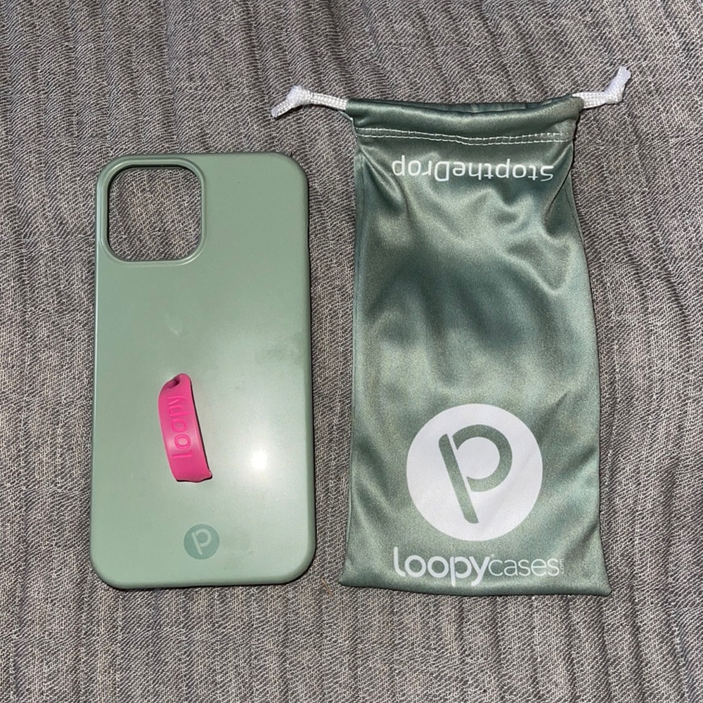 iPhone 12 Pro Max loopy case with extra loop - righty